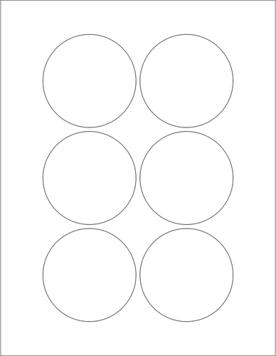 Dibujo vectorial de plantilla de etiqueta WL-5525